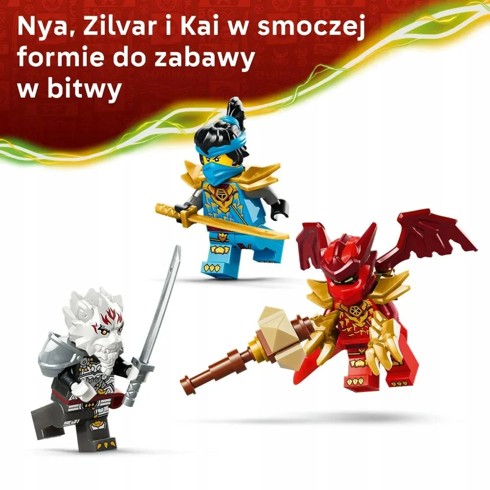 LEGO 71863 NINJAGO Zilvar ir drakono žvėris Grimtak