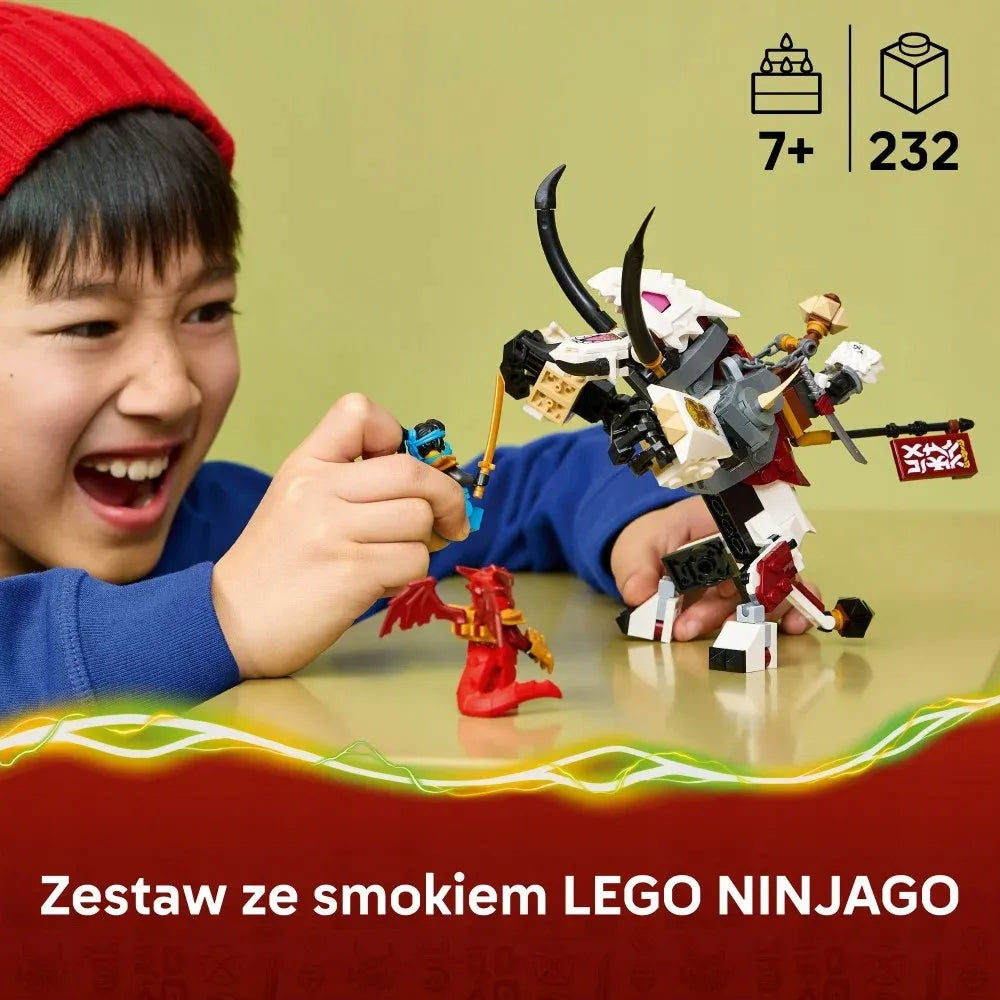 LEGO 71863 NINJAGO Zilvar ir drakono žvėris Grimtak
