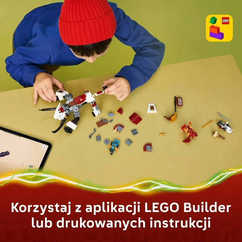 LEGO 71863 NINJAGO Zilvar ir drakono žvėris Grimtak