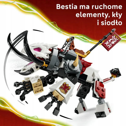 LEGO 71863 NINJAGO Zilvar ir drakono žvėris Grimtak