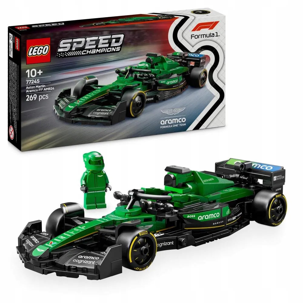 LEGO 77245 SPEED CHAMPIONS „Aston Martin Aramco“ AMR24 F1 bolidas