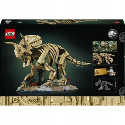 LEGO 77985 Jurassic World. Dinozaurų skeletai: triceratopsas