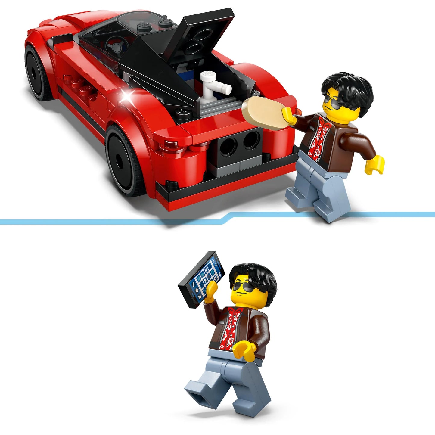 LEGO City 60448 Raudonas sportinis automobilis
