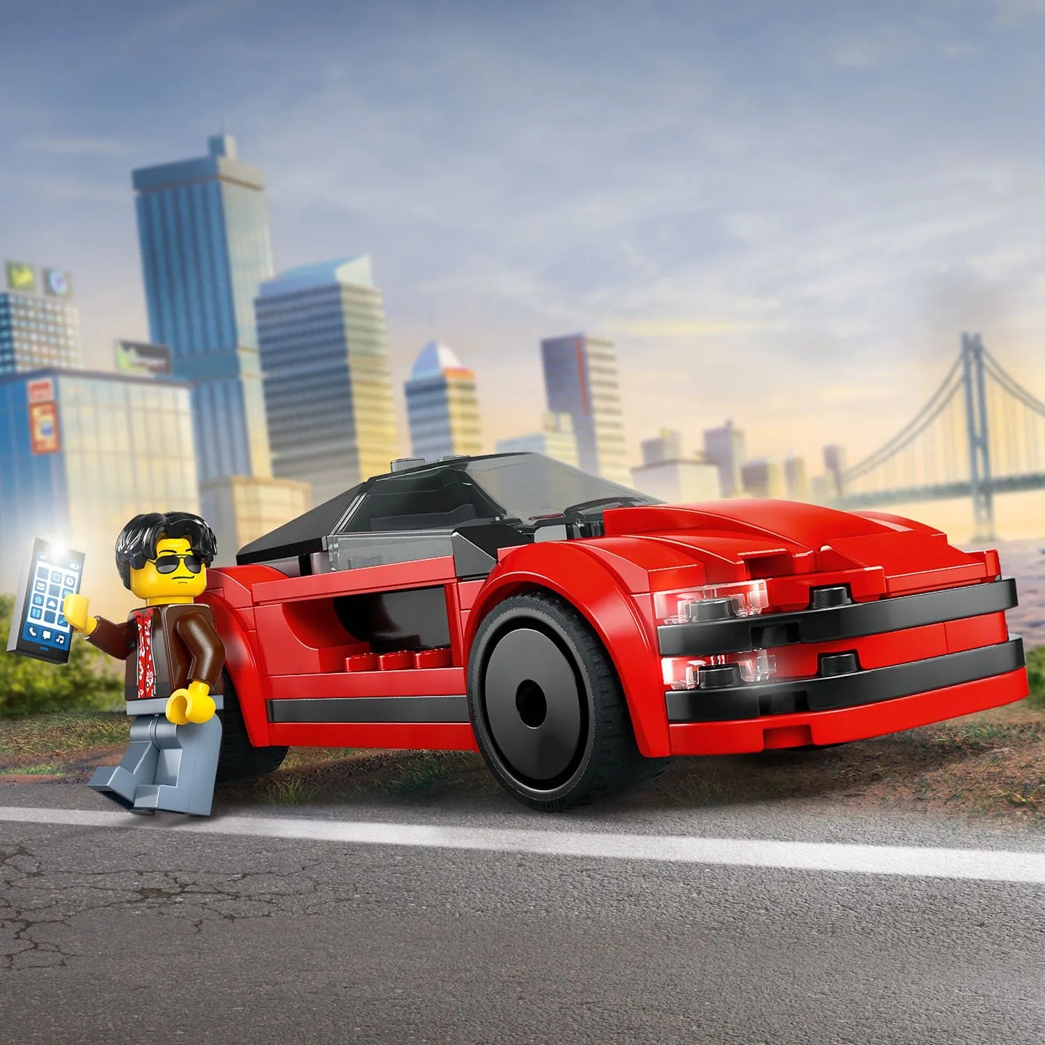 LEGO City 60448 Raudonas sportinis automobilis