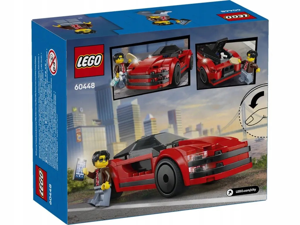 LEGO City 60448 Raudonas sportinis automobilis