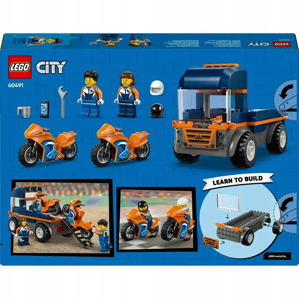 LEGO City 60491 Motociklų transporteris