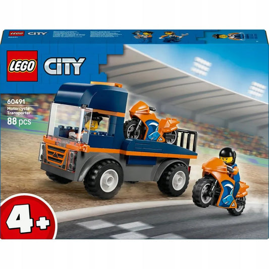 LEGO City 60491 Motociklų transporteris