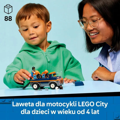 LEGO City 60491 Motociklų transporteris