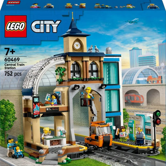 LEGO City Centrinė geležinkelio stotis 60469