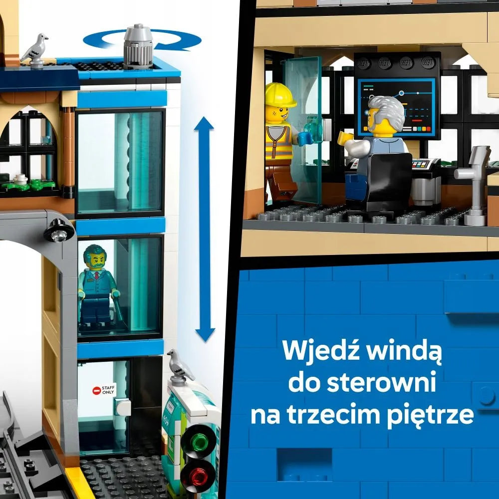 LEGO City Centrinė geležinkelio stotis 60469
