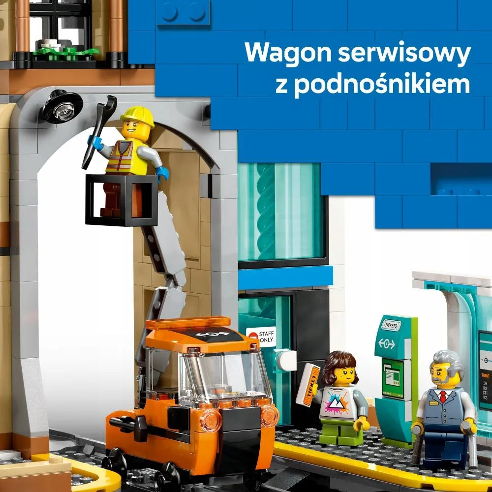 LEGO City Centrinė geležinkelio stotis 60469