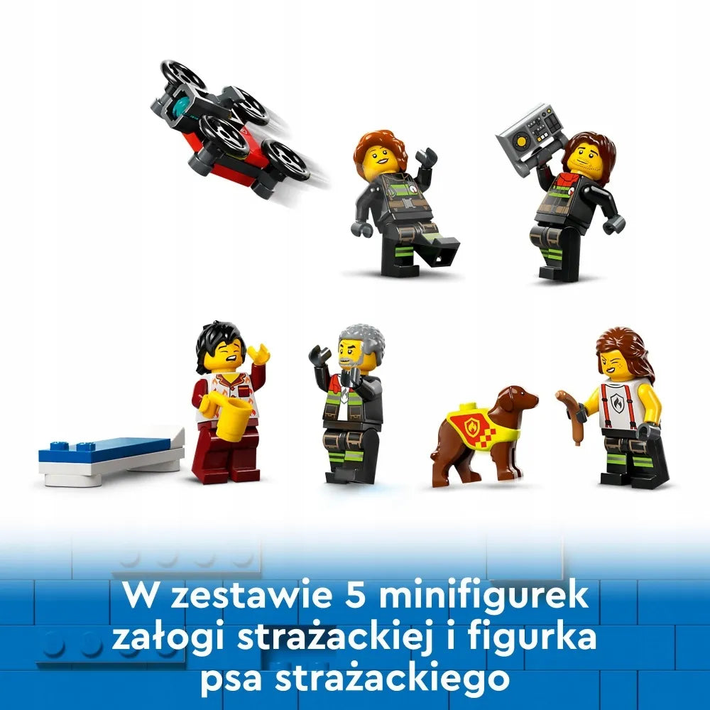LEGO City gaisrinė su gaisriniu automobiliu 60414