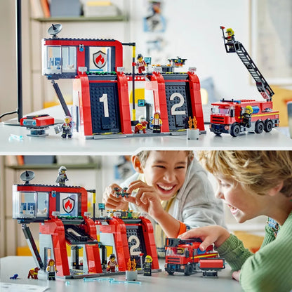 LEGO City gaisrinė su gaisriniu automobiliu 60414