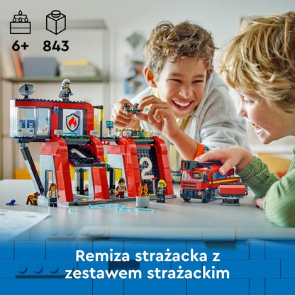 LEGO City gaisrinė su gaisriniu automobiliu 60414