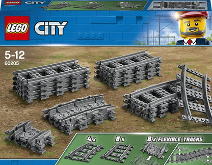 LEGO CITY Geležinkelio bėgiai 60205