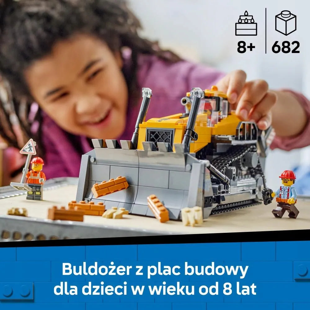 LEGO City geltonas buldozeris 60466