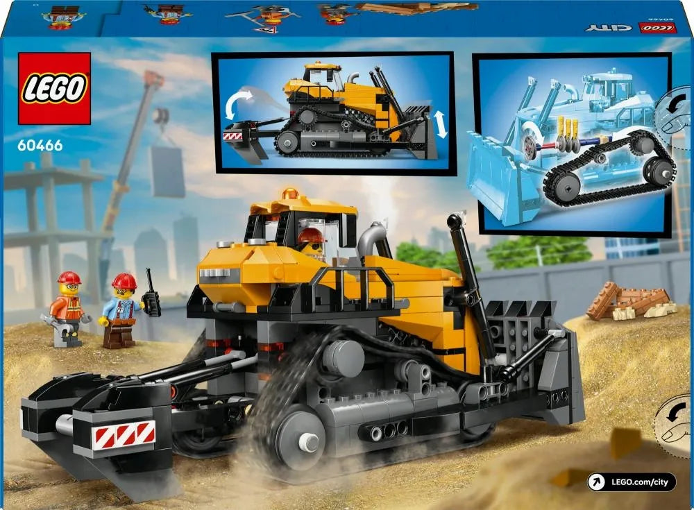 LEGO City geltonas buldozeris 60466