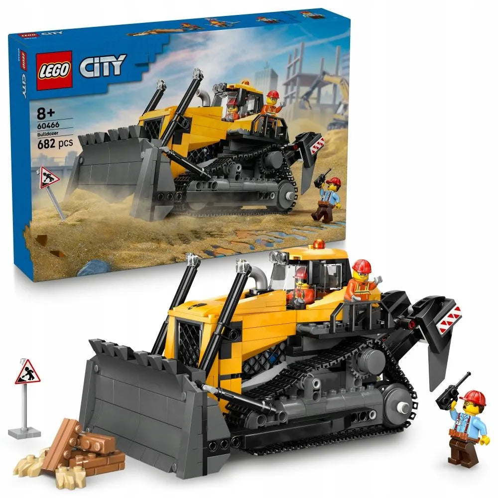 LEGO City geltonas buldozeris 60466