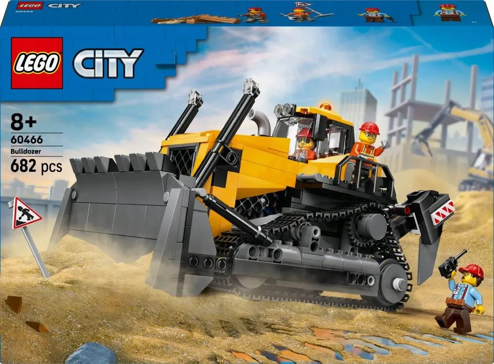 LEGO City geltonas buldozeris 60466