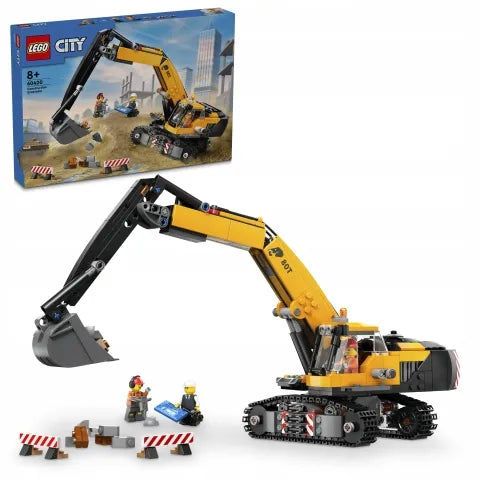 LEGO® City Geltonas ekskavatorius 60420
