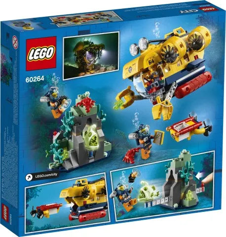 LEGO - CITY - Vandenyno tyrinėtojų povandeninis laivas - 60264