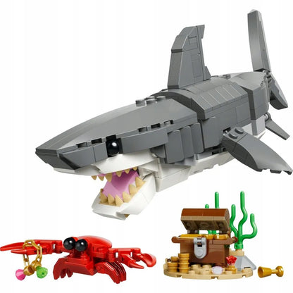 LEGO Creator 3 viename 31381 Laukinis ryklys ir lobių skrynia