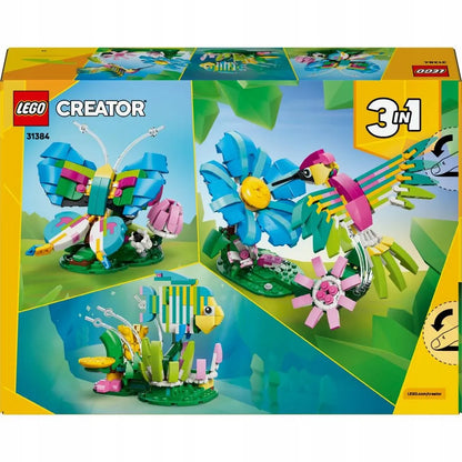 LEGO Creator 3 viename 31384 Laukinių gyvūnų pasaulis: spalvingasis kolibris