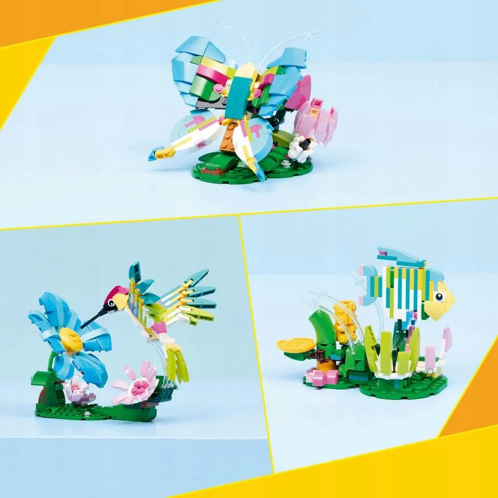 LEGO Creator 3 viename 31384 Laukinių gyvūnų pasaulis: spalvingasis kolibris