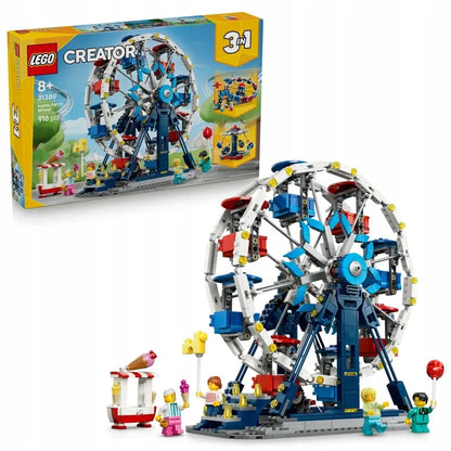 LEGO Creator 3 viename kultinis apžvalgos ratas 31389