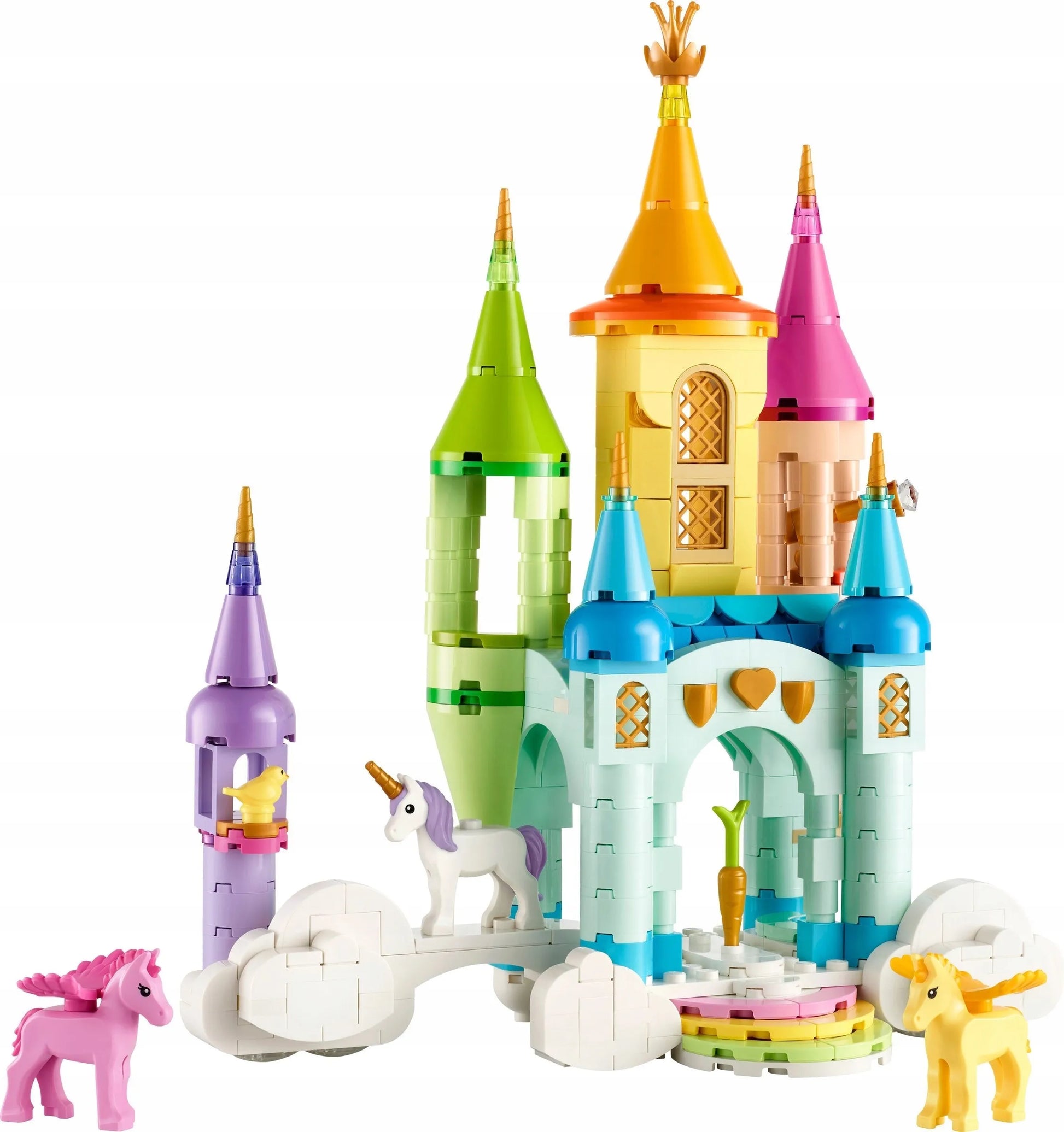 LEGO Creator 3 viename vienaragių pilis – konstravimo rinkinys su vienaragiais