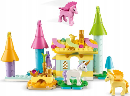 LEGO Creator 3 viename vienaragių pilis – konstravimo rinkinys su vienaragiais