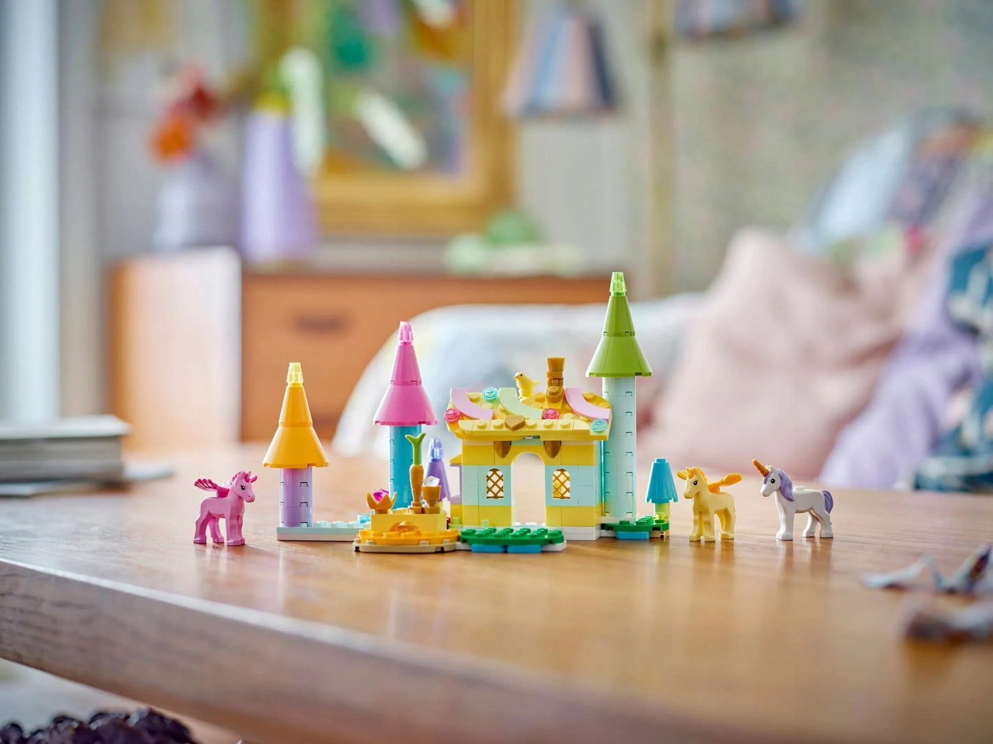 LEGO Creator 3 viename vienaragių pilis – konstravimo rinkinys su vienaragiais