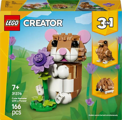 LEGO Creator 31376 Mielas žiurkėnas su gėlyte 3-viename