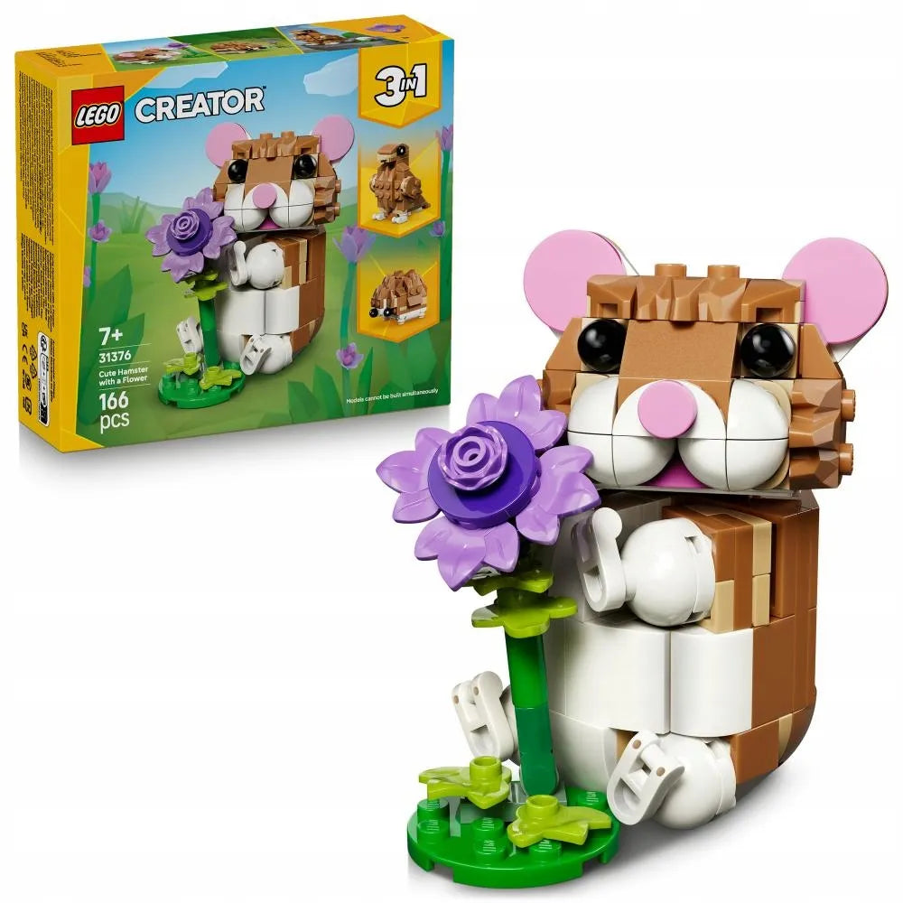 LEGO Creator 31376 Mielas žiurkėnas su gėlyte 3-viename