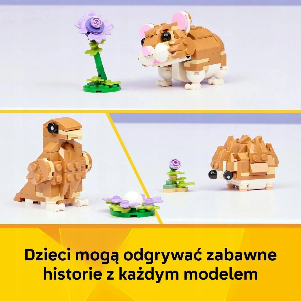 LEGO Creator 31376 Mielas žiurkėnas su gėlyte 3-viename
