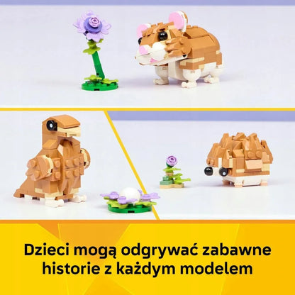 LEGO Creator 31376 Mielas žiurkėnas su gėlyte 3-viename