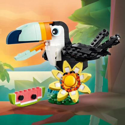 LEGO Creator Džiunglių gyvūnai: Tropinis tukanas 3-viename 31173