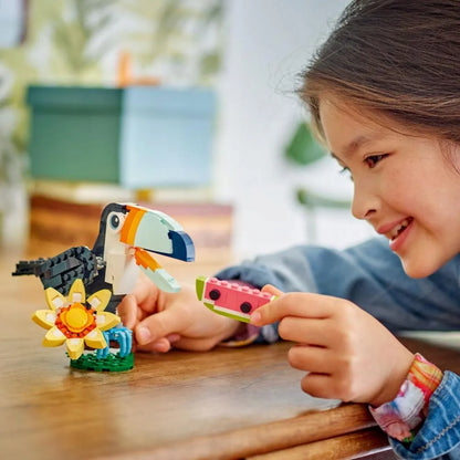 LEGO Creator Džiunglių gyvūnai: Tropinis tukanas 3-viename 31173