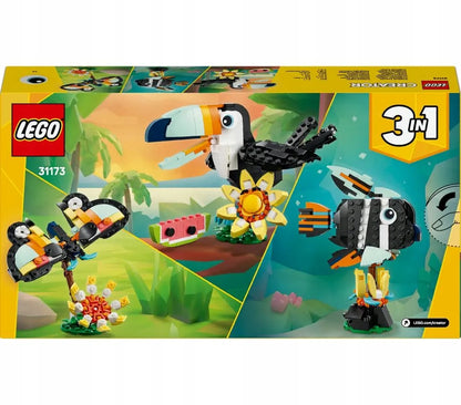 LEGO Creator Džiunglių gyvūnai: Tropinis tukanas 3-viename 31173
