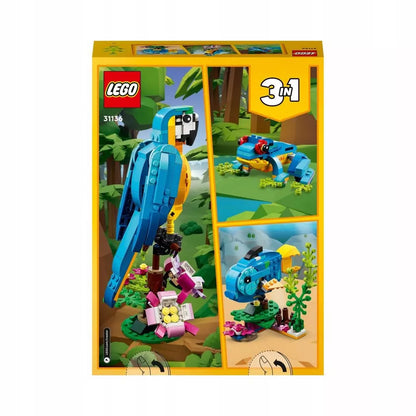 LEGO Creator Egzotiška papūga 3-in-1 31136