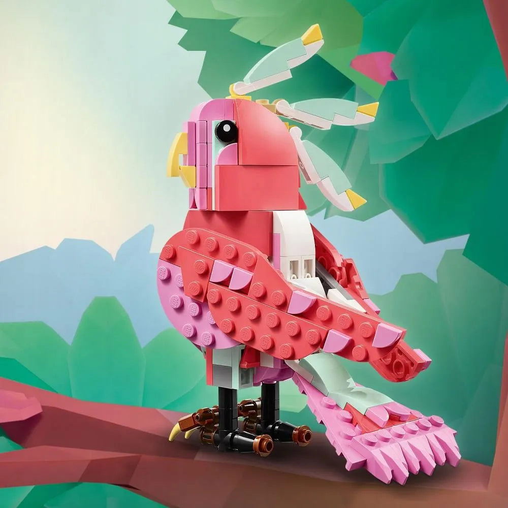 LEGO Creator Laukiniai gyvūnai: rožinis flamingas 3-viename 31170