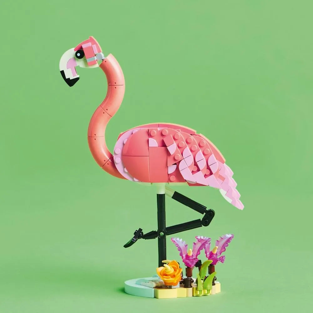 LEGO Creator Laukiniai gyvūnai: rožinis flamingas 3-viename 31170