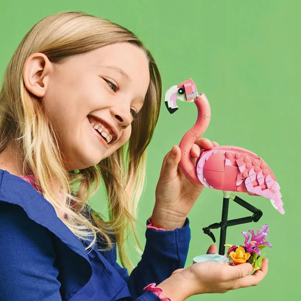 LEGO Creator Laukiniai gyvūnai: rožinis flamingas 3-viename 31170