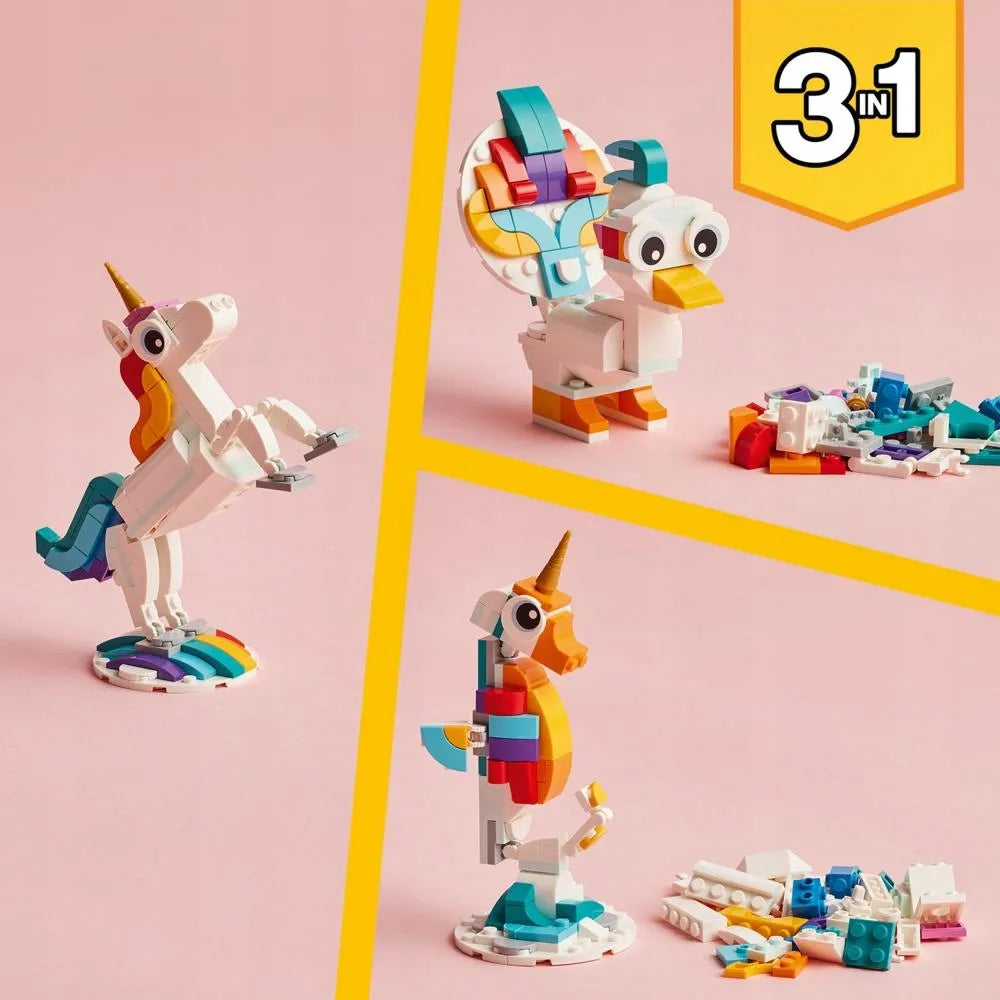 LEGO CREATOR Maginis vienaragis 3 viename 31140
