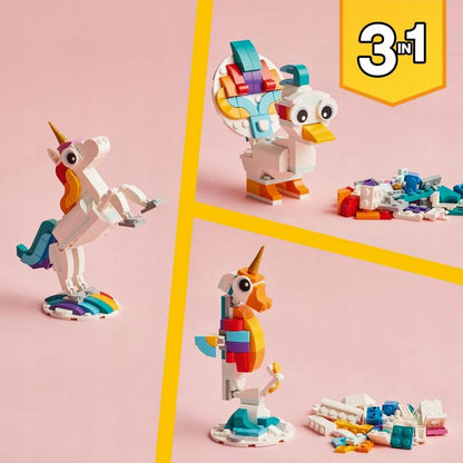 LEGO CREATOR Maginis vienaragis 3 viename 31140