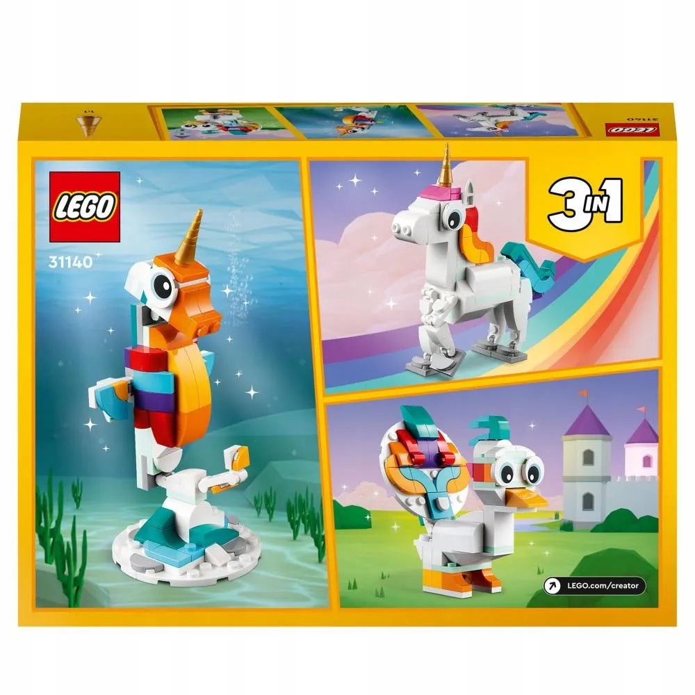 LEGO CREATOR Maginis vienaragis 3 viename 31140
