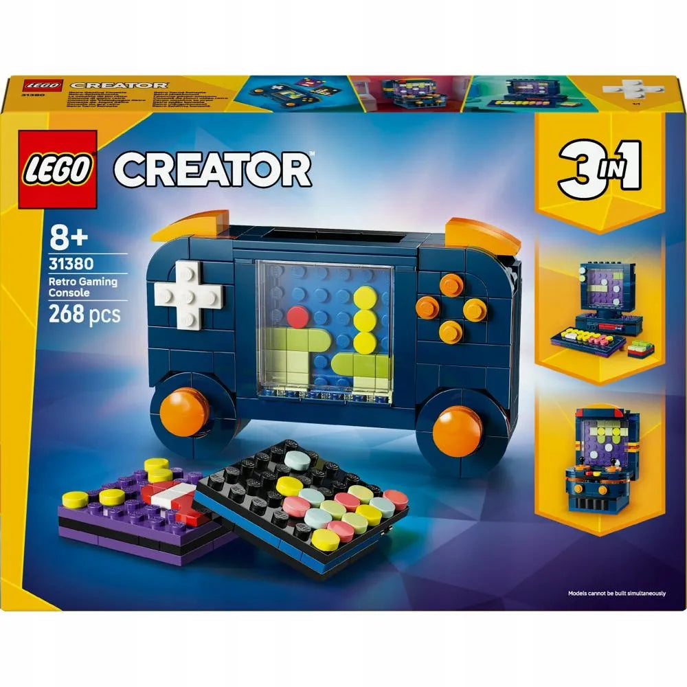 LEGO CREATOR Retro formato žaidimų konsolė 3-in-1 31380