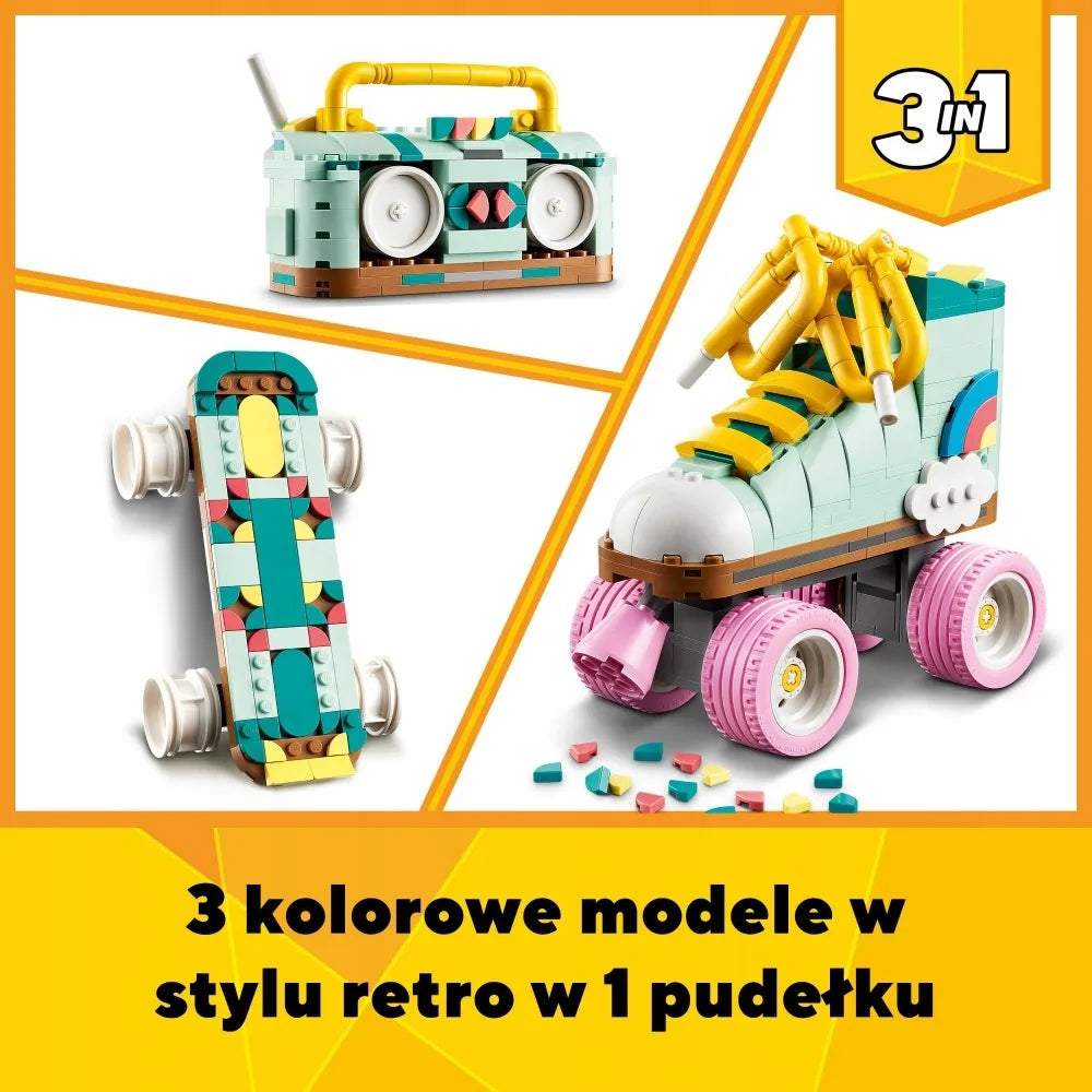 LEGO CREATOR Retro stiliaus riedučiai 3-viename 31148