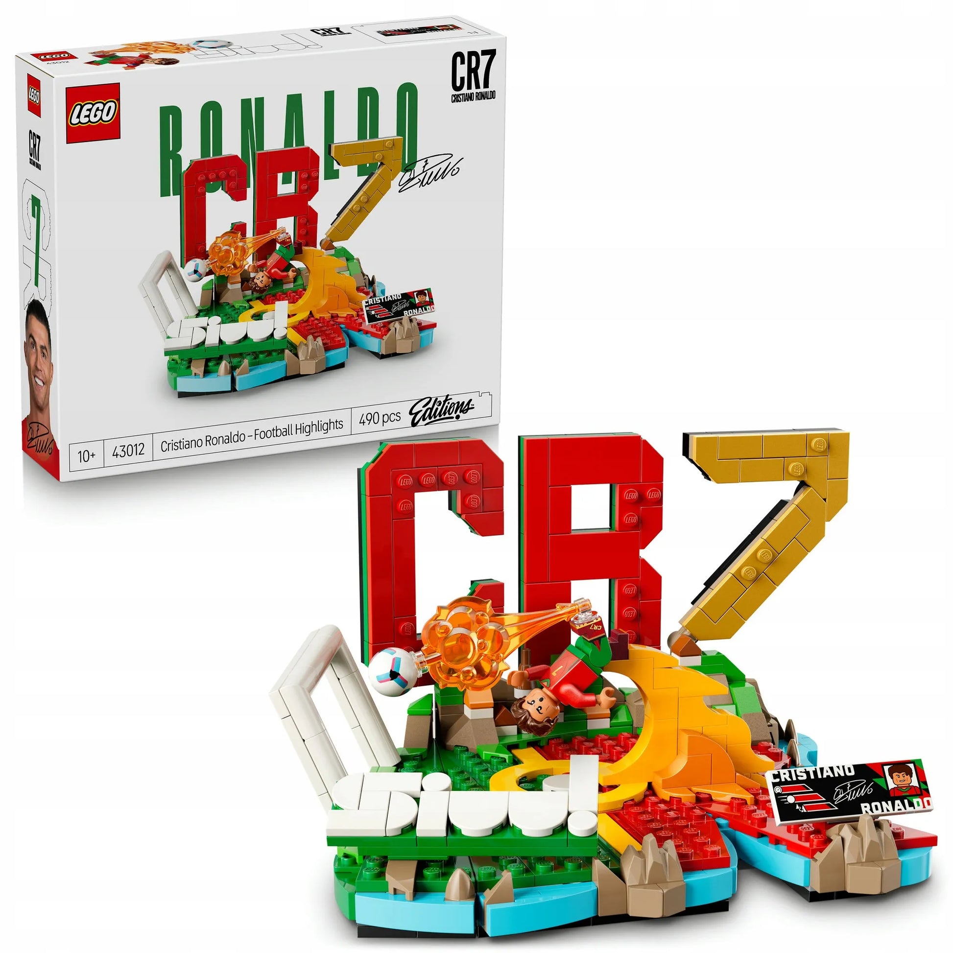 LEGO Editions Football 43012 Cristiano Ronaldo futbolo akimirkos
