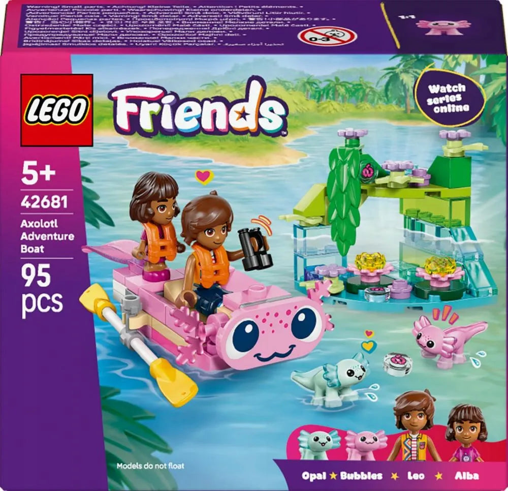 LEGO Friends 42681 Aksolotlio nuotykių valtis